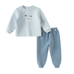 Dave&Bella Toddler Girls/Boys Winter Indoor Cartoon Print  Soft Padded Pajamas