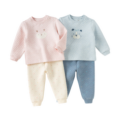 Dave&Bella Toddler Girls/Boys Winter Indoor Cartoon Print  Soft Padded Pajamas