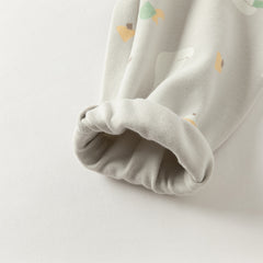 Dave&Bella Kids Girls/Boys Autumn Print Cotton Indoor Cozy Sleepwear Pajamas Set