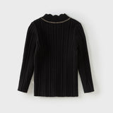Dave&Bella Kids Girls Versatile Sweet Turtle Sweaters