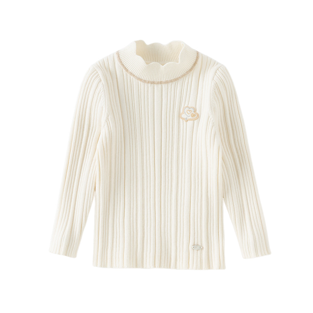 Dave&Bella Kids Girls Versatile Sweet Turtle Sweaters