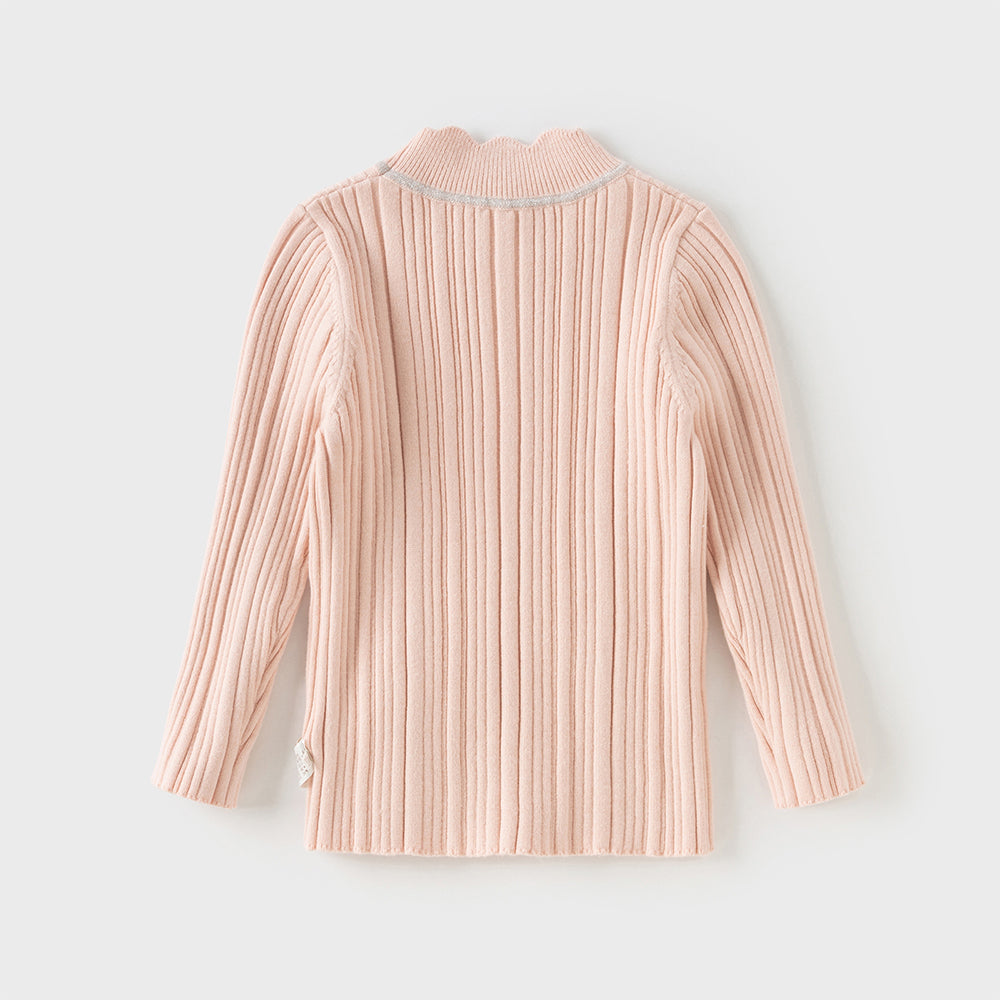 Dave&Bella Kids Girls Versatile Sweet Turtle Sweaters