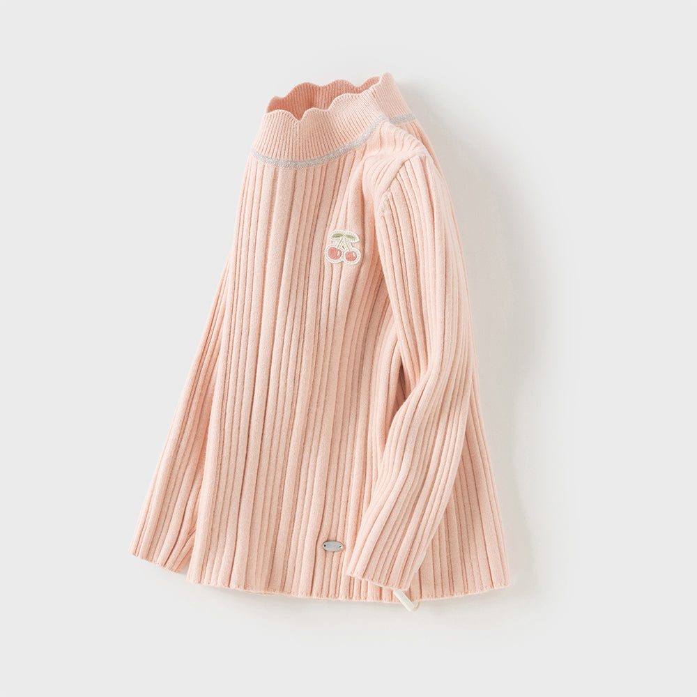Dave&Bella Kids Girls Versatile Sweet Turtle Sweaters