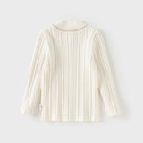 Dave&Bella Kids Girls Versatile Sweet Turtle Sweaters