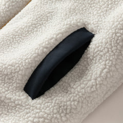 Dave&Bella Toddler Boys Grey Outwear Hooded Long-sleeved Fleece Padded Cozy Coats