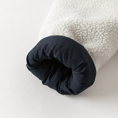 Dave&Bella Toddler Boys Grey Outwear Hooded Long-sleeved Fleece Padded Cozy Coats