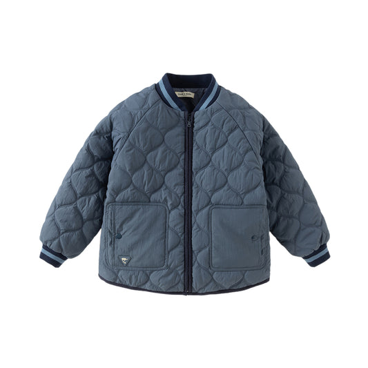 Dave&Bella Kids Boys Winter Grey Blue Outwear Warm Padded Coats