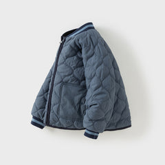Dave&Bella Kids Boys Winter Grey Blue Outwear Warm Padded Coats