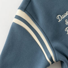 Dave&Bella Toddler Boys Winter Grey Blue Outwear Long Sleeve Warm Jackets