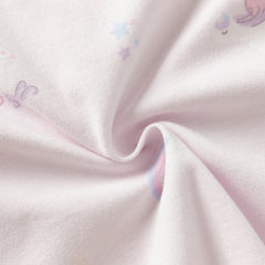 Dave&Bella Kids Girls Autumn Pure Cotton Purple/Beige Cute Pajamas Set