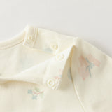 Dave&Bella Kids Girls Pure Cotton Purple/Beige Cute Pajamas