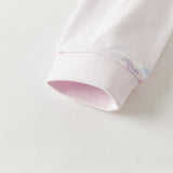 Dave&Bella Kids Girls Pure Cotton Purple/Beige Cute Pajamas