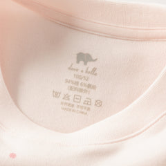 Dave&Bella Kids Girls Autumn Cotton Pink/Beige Print Soft Pajamas Sets