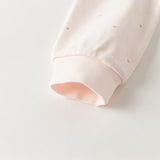 Dave&Bella Kids Girls Cotton Pink/Beige Print Soft Pajamas