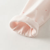 Dave&Bella Kids Girls Cotton Pink/Beige Print Soft Pajamas