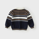 Dave&Bella Kids Boys Cool Navy Blue Comfortable Cotton Sweaters