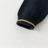 Dave&Bella Kids Boys Cool Navy Blue Comfortable Cotton Sweaters