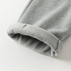 Dave&Bella Toddler Girls/Boys Autumn Versatile Knit Padded Sweatpants Long Pants