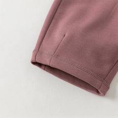 Dave&Bella Toddler Girls/Boys Autumn Versatile Knit Padded Sweatpants Long Pants