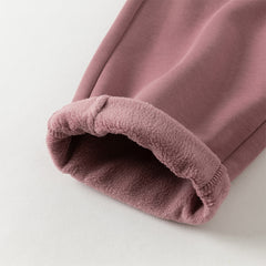 Dave&Bella Toddler Girls/Boys Autumn Versatile Knit Padded Sweatpants Long Pants