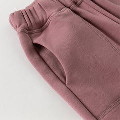 Dave&Bella Toddler Girls/Boys Autumn Versatile Knit Padded Sweatpants Long Pants
