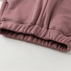 Dave&Bella Toddler Girls/Boys Autumn Versatile Knit Padded Sweatpants Long Pants