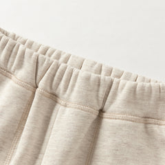 Dave&Bella Toddler Girls/Boys Autumn Versatile Knit Padded Sweatpants Long Pants