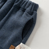 Dave&Bella Toddler Girls/Boys Multi-color Versatile Knit Padded Sweatpants