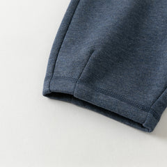 Dave&Bella Toddler Girls/Boys Autumn Versatile Knit Padded Sweatpants Long Pants