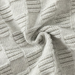 Dave&Bella Kids Boys Versatile Blue/Grey Breathable Cotton Turtle Pullover Sweater Tops