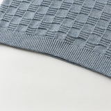 Dave&Bella Kids Boys Versatile Blue/Grey Breathable Cotton Turtle Pullover Sweater Tops