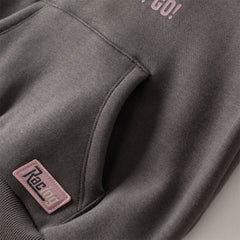 Dave&Bella Toddler Girls/Boys Winter Cozy Hooded Plush-lined Warm Sweatshirts Tops