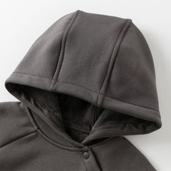 Dave&Bella Toddler Girls/Boys Winter Cozy Hooded Plush-lined Warm Sweatshirts Tops