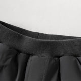 Dave&Bella Toddler Boys Versatile Carbon Black Warm Padded Pants