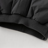 Dave&Bella Toddler Boys Versatile Carbon Black Warm Padded Pants