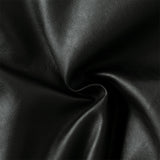 Dave&Bella Toddler Boys Black Faux Shearling Lining PU Leather Biker Jacket