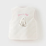 Dave&Bella Toddler Girls/Boys Versatile Round Collar Sleeveless Reversible Vests Tops
