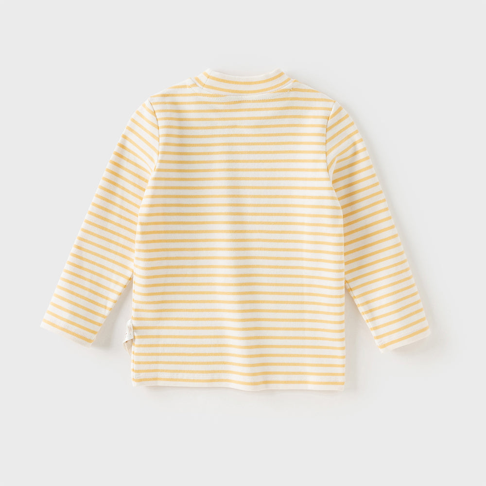 Dave&Bella Toddler Girls/Boys Striped Breathable Cotton Versatile T-shirt Tops