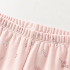 Dave&Bella Kids Girls/Boys Autumn Pink/Purple/Green Cozy Ultra-soft Pajama Sets