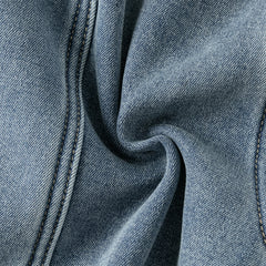 Dave&Bella Toddler Boys Comfortable Denim Blue Adjustable-waistband Jeans Pants