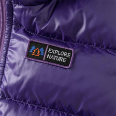 Dave&Bella Toddler Girls/Boys Winter Cool Dark Purple Outdoor Short Hooded Down Coats