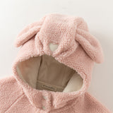 Dave&Bella Toddler Girls Purple/Pink Outdoor Outwear Warm Hooded Coats