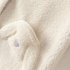 Dave&Bella Toddler Girls Winter Gentle White Outdoor Outwear Warm Hooded Coats