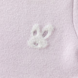 Dave&Bella Kids Girls Elegant Purple Soft Turtle  Plush-lined Sweaters Tops