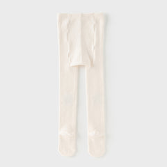 Dave&Bella Toddler Girls Cute Beige Versatile Footed Tights Leggings