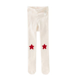 Dave&Bella Toddler Girls Cute Beige Versatile Footed Tights Leggings