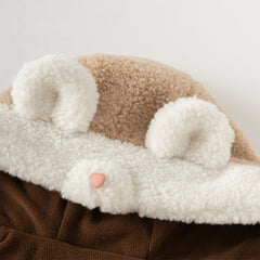 Dave&Bella Toddler Boys/Girls Cute Animal-shaped Ear-protection Plush Pullover Hats