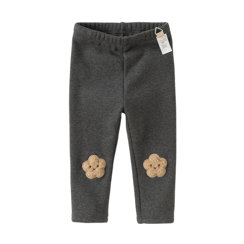 Dave&Bella Toddler Girls Cute Grey Slim Leggings