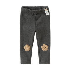 Dave&Bella Toddler Girls/Boys Autumn Cute Grey Leggings Pants