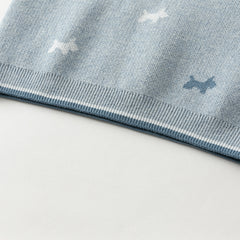 Dave&Bella Toddler Boys Winter Breathable Cotton Turtle Blue Pullover Sweaters Tops